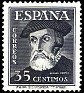 Spain 1948 Personajes 35 CTS Negro Edifil 1035. 1035. Subida por susofe